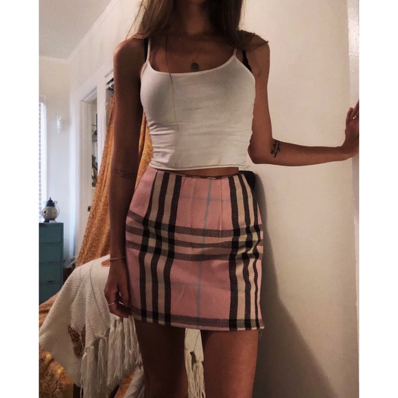 ✨SOLD✨LF stores pink plaid zip Cher clueless - Picture 3 of 6